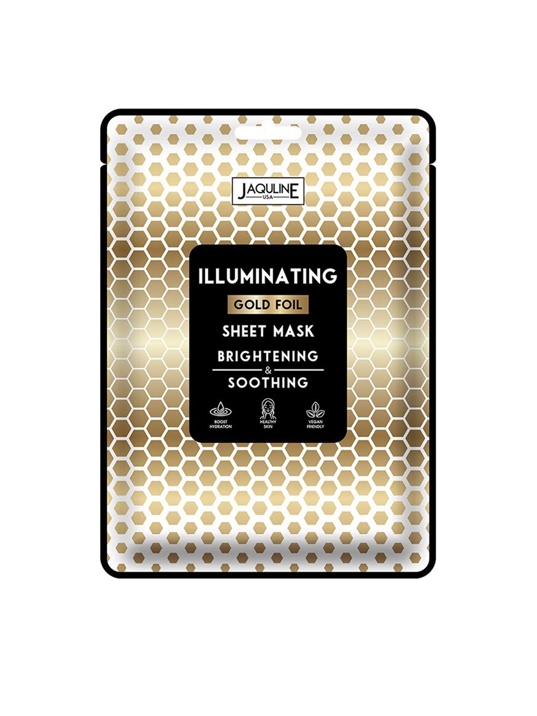 Buy Jaquline USA Illuminating Gold Foil Sheet Mask With Brightening & Soothing 35g - - Personal Care for Women