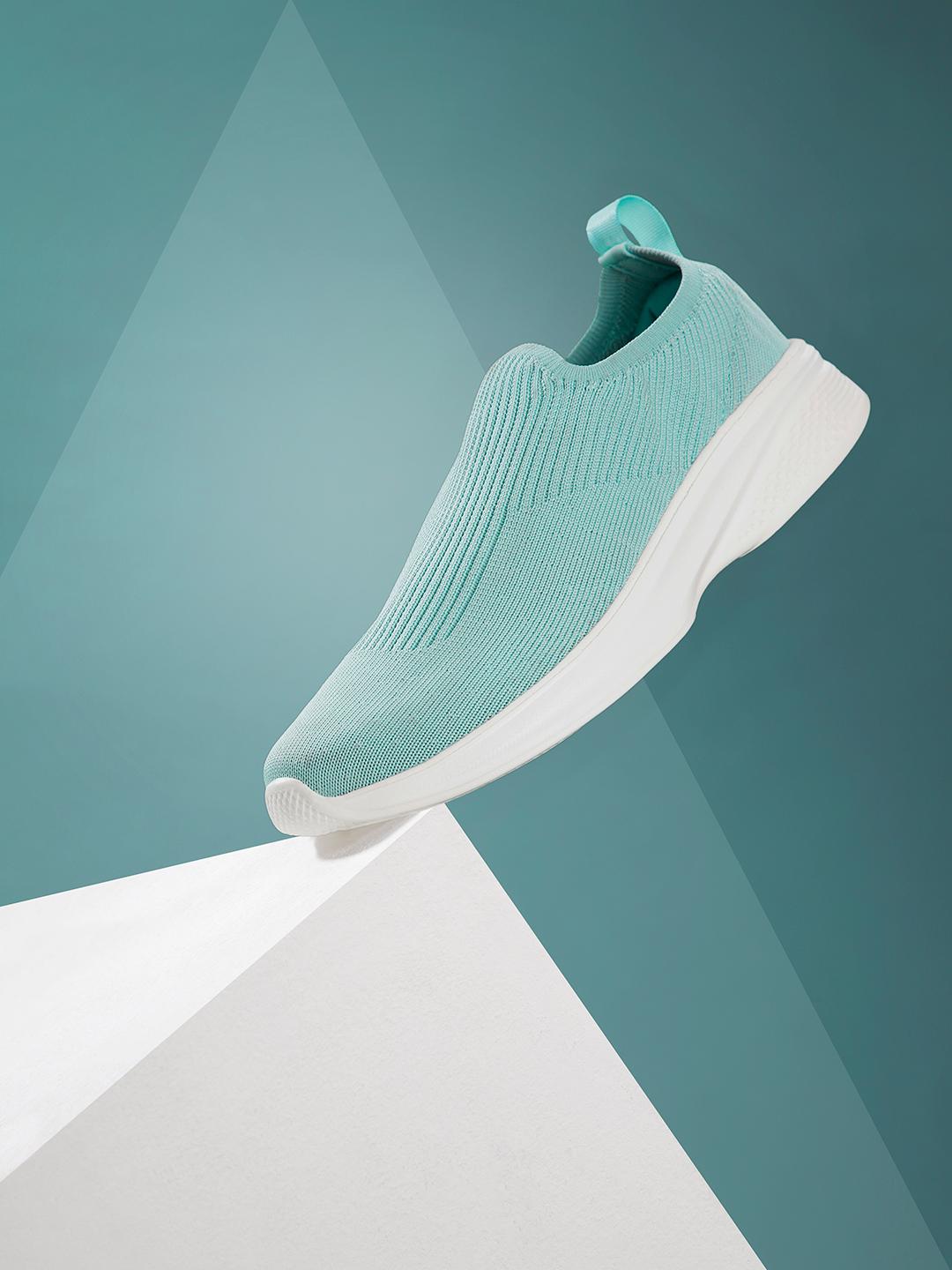 Buy HRX By Hrithik Roshan Women Woven Design Go Lite Walking Shoes -  - Footwear for Women