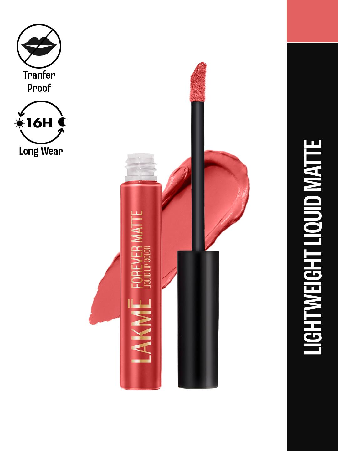 Buy Lakme Forever Matte Lightweight & Transferproof 16Hr Liquid Lipstick 5.6ml Pink Vintage - - Personal Care for Women