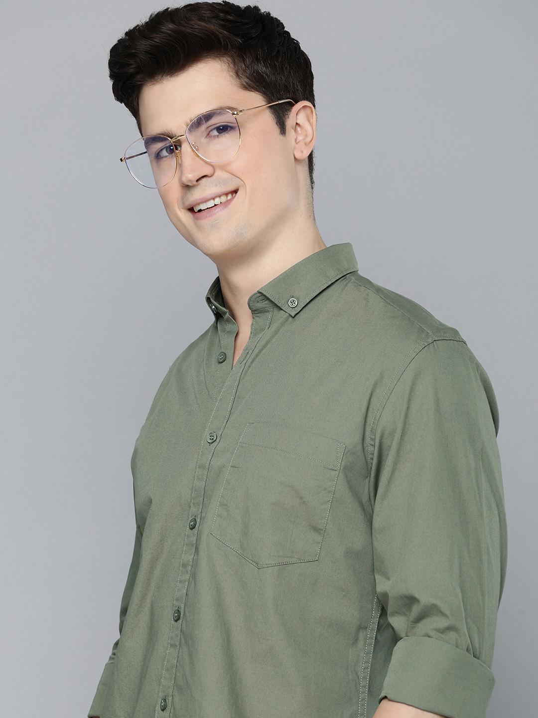 Mast & Harbour Men Standard Opaque Casual Cotton Shirt