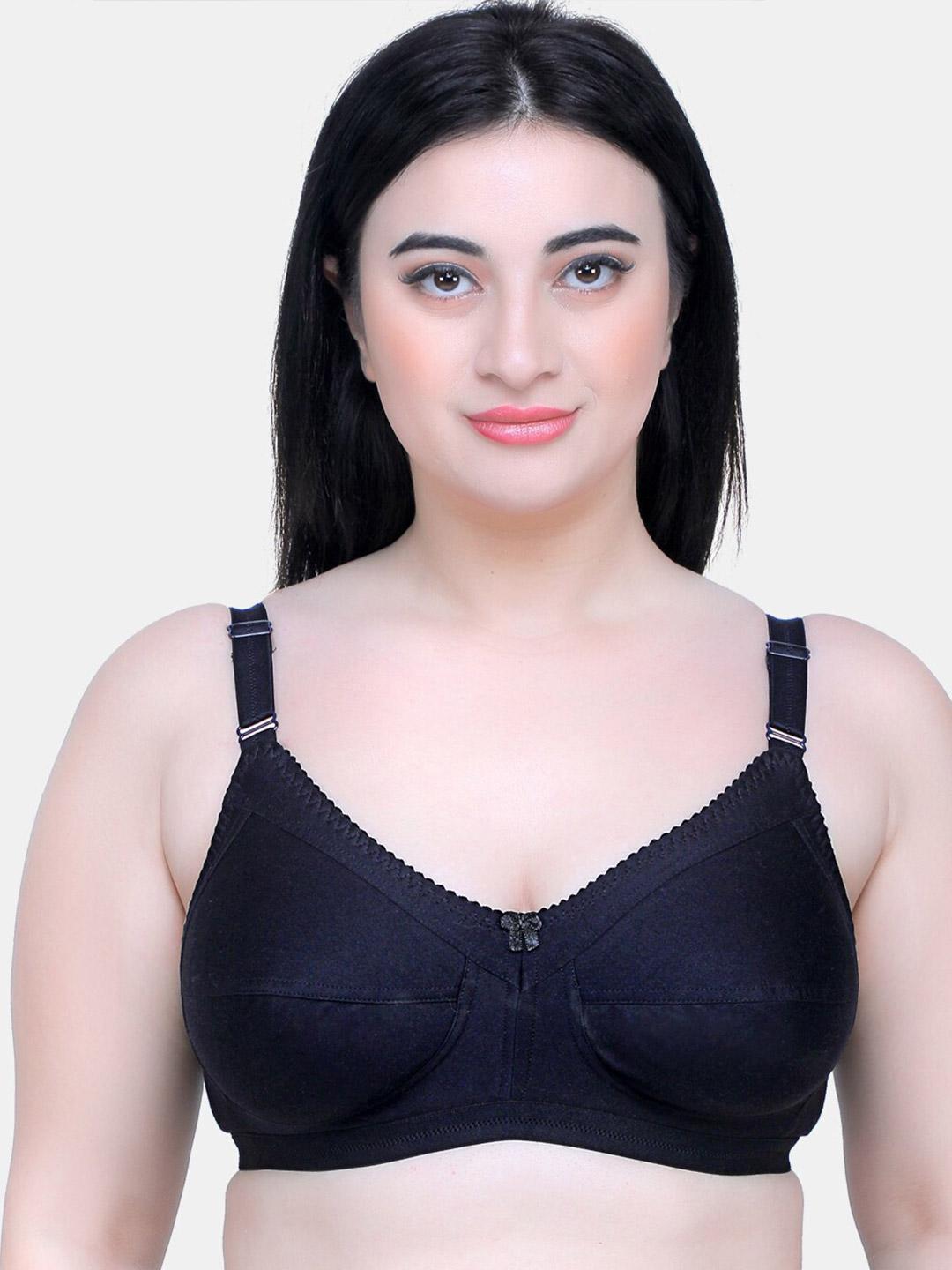 Buy MAROON Full Coverage All Day Comfort Supper Support Cotton Minimizer Bra - - Apparel for Women