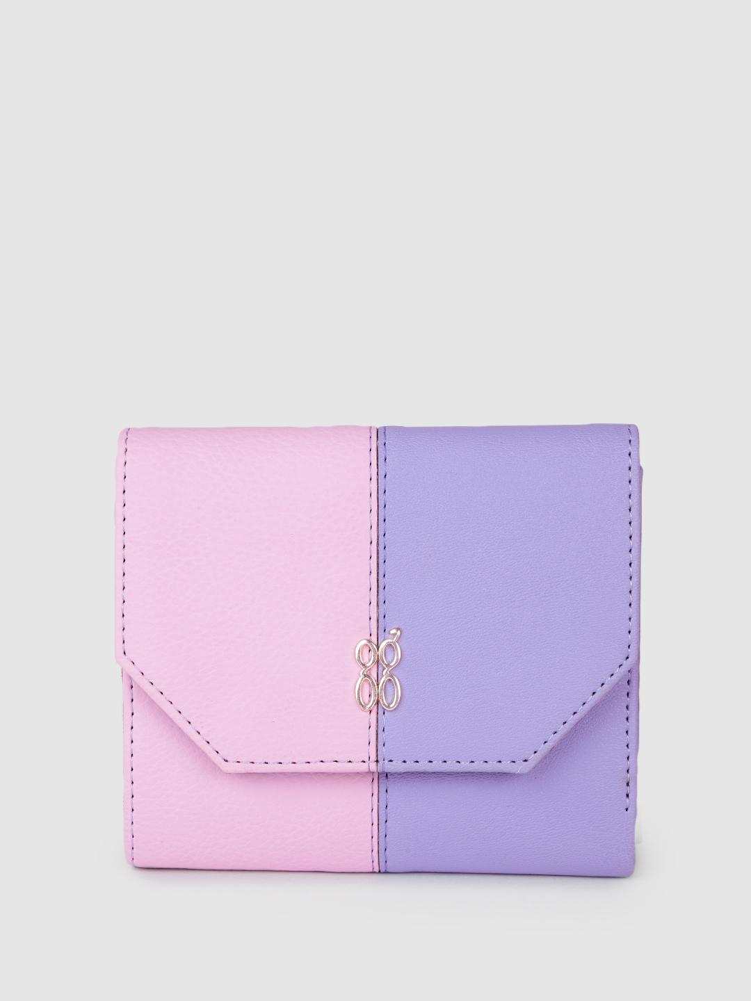 Buy Baggit Women Colourblocked Three Fold Wallet - Wallets for Women ...