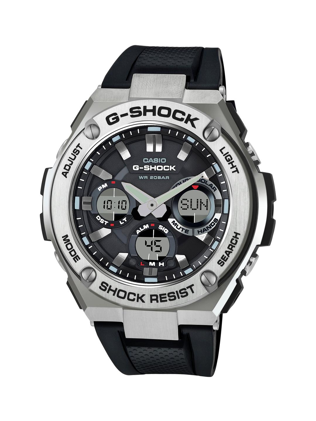 Buy Casio G Shock GST S110 1ADR Black Analog Digital Dial Resin G609 - - Accessories for Men