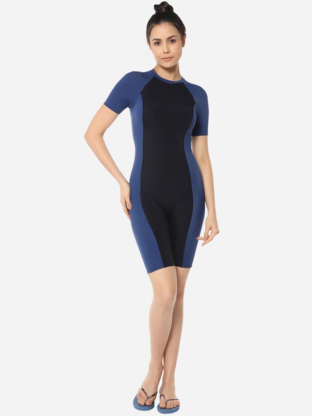Buy Amante Colourblocked Padded Swimwear Legsuit -  - Apparel for Women