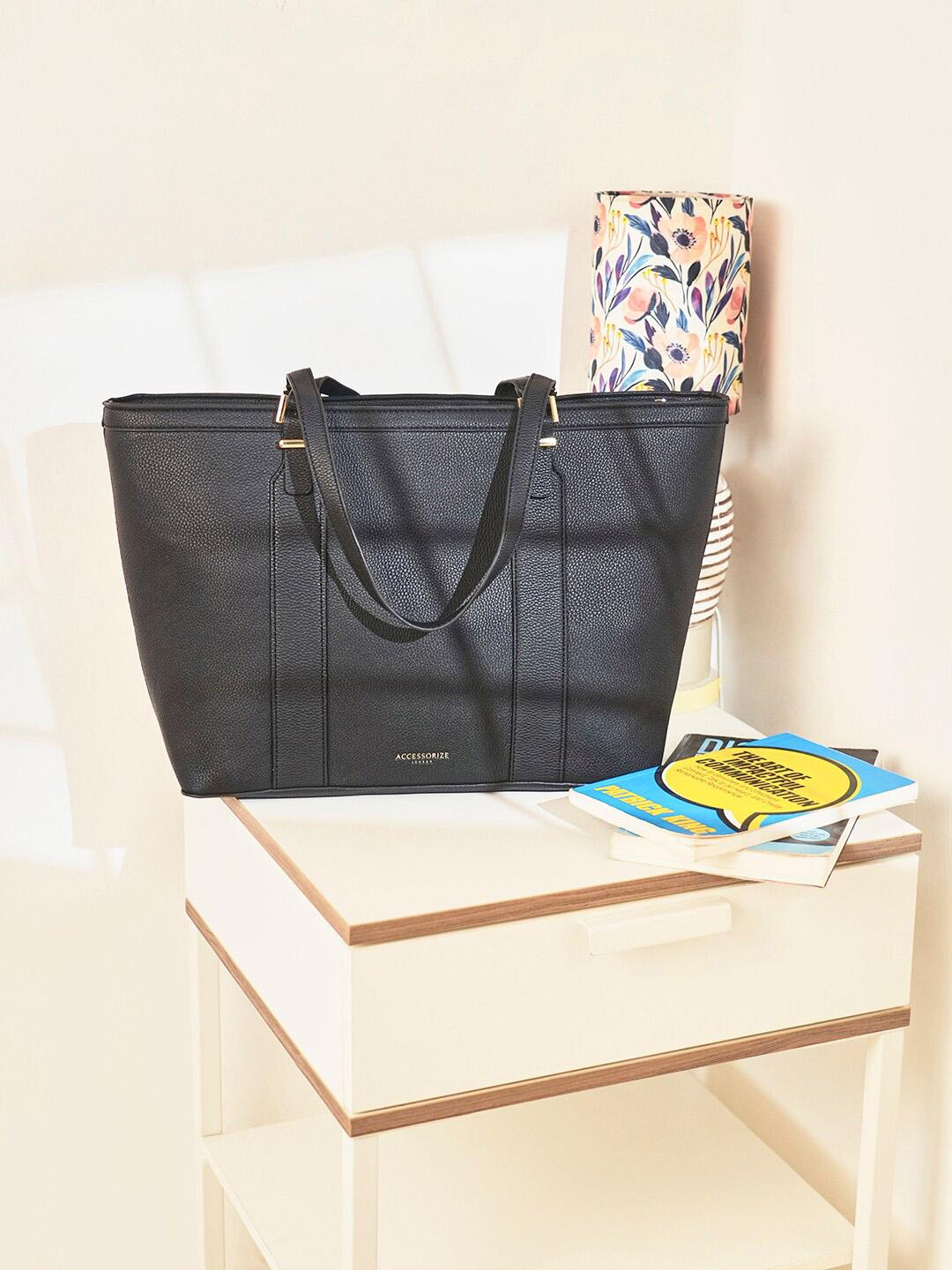 Buy Accessorize London Faux Leather Metal Detail 13 Inch Laptop Work ...