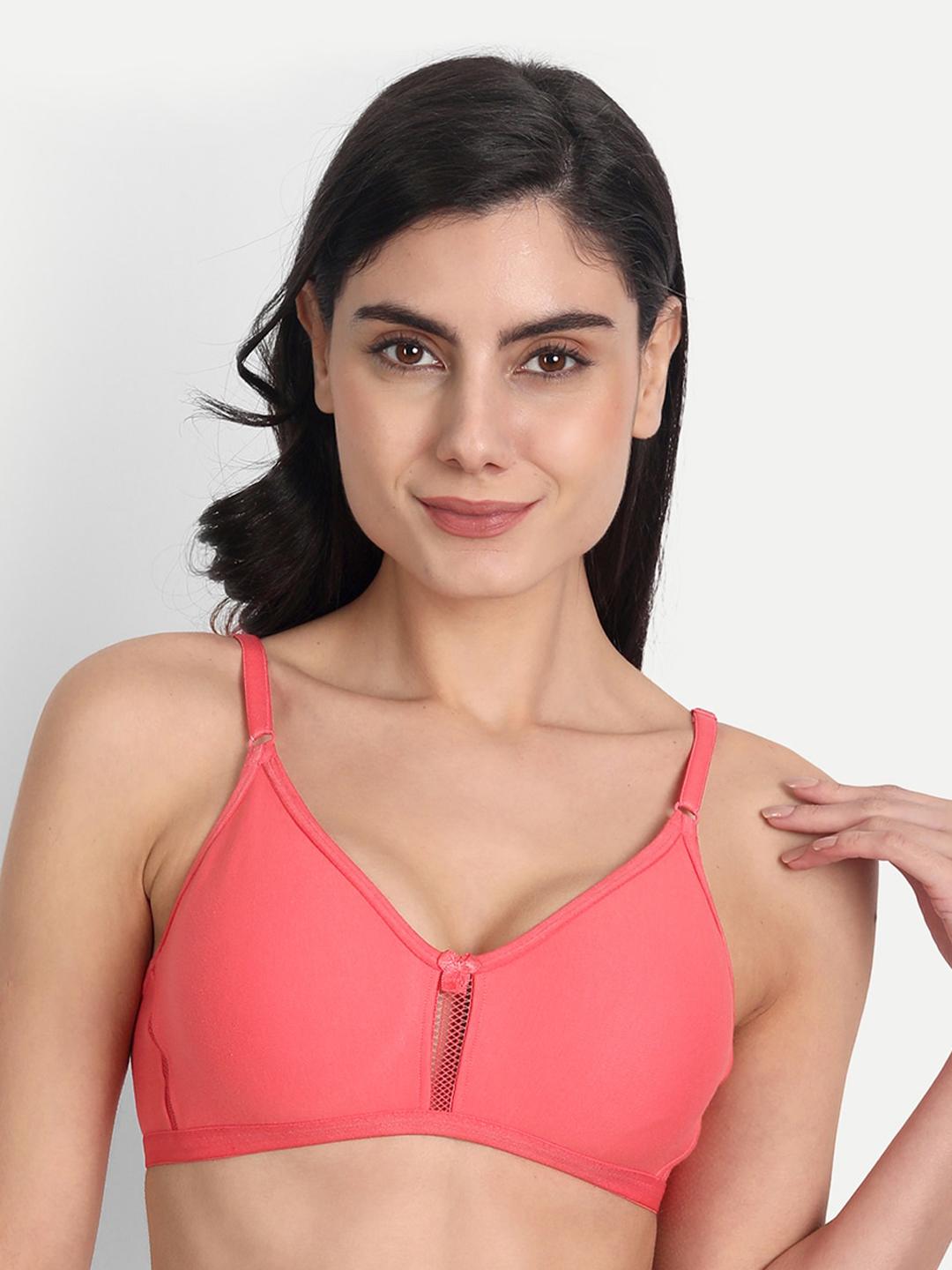 Buy Aimly Full Coverage Non Padded All Day Comfort Dry Fit Seamless Cotton T Shirt Bra - - Apparel for Women