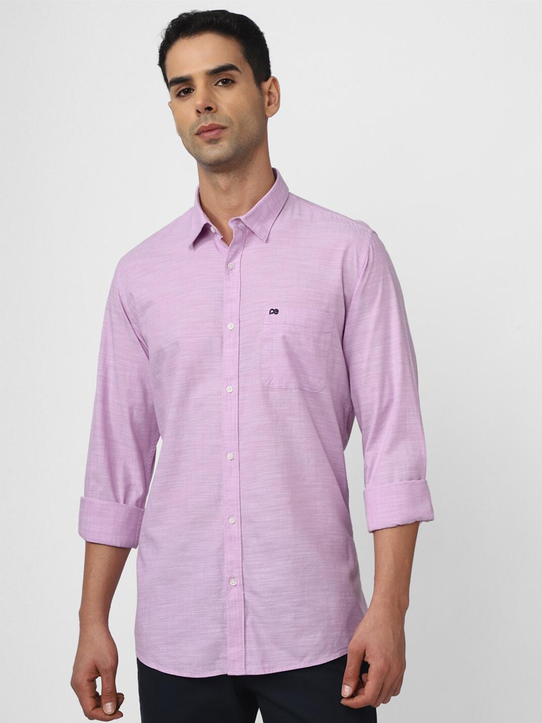 Peter England Casuals Slim Fit Pure Cotton Casual Shirt