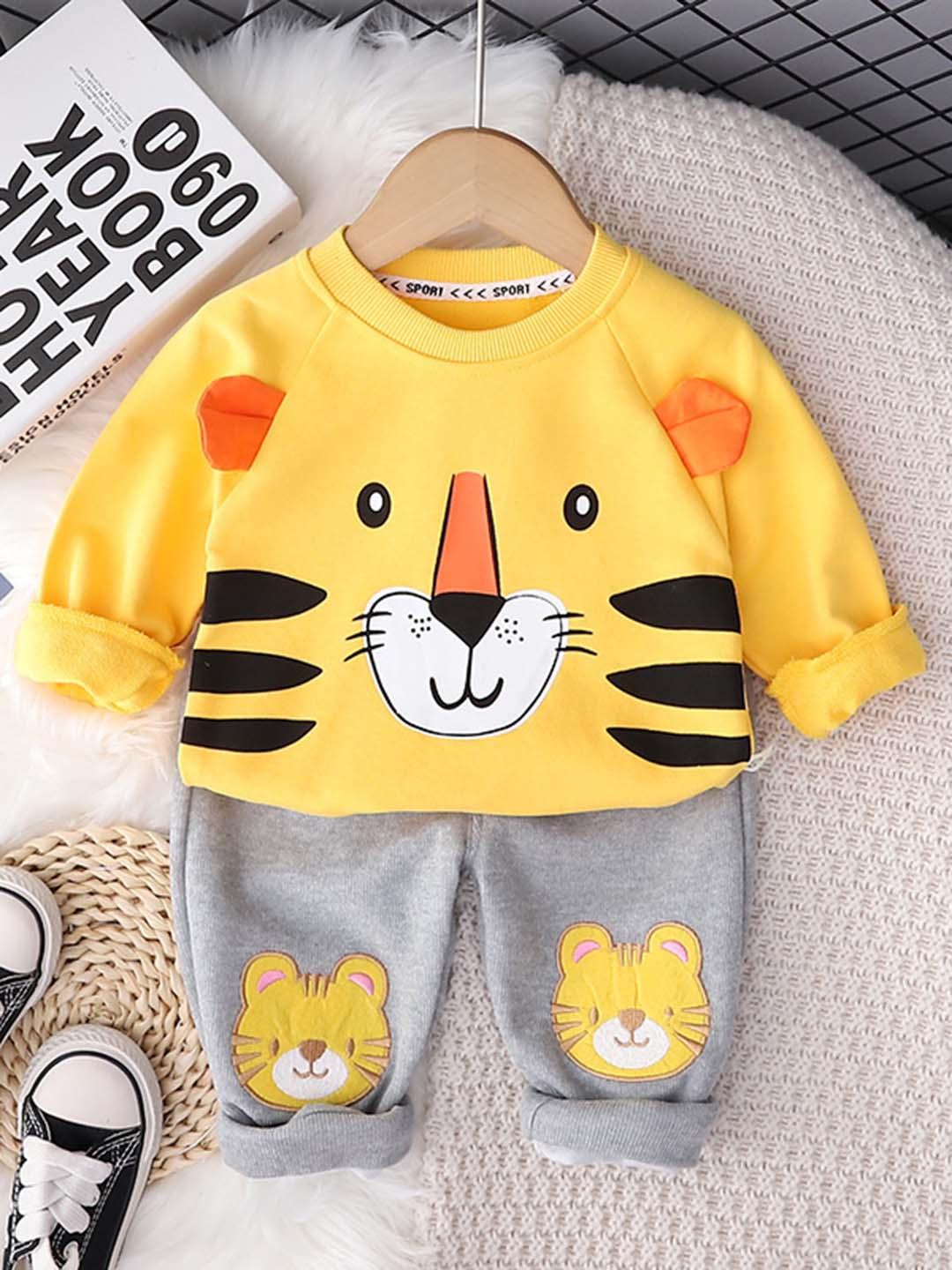 Buy Googo Gaaga Boys Printed Tshirt With Trousers - - Apparel for Boys