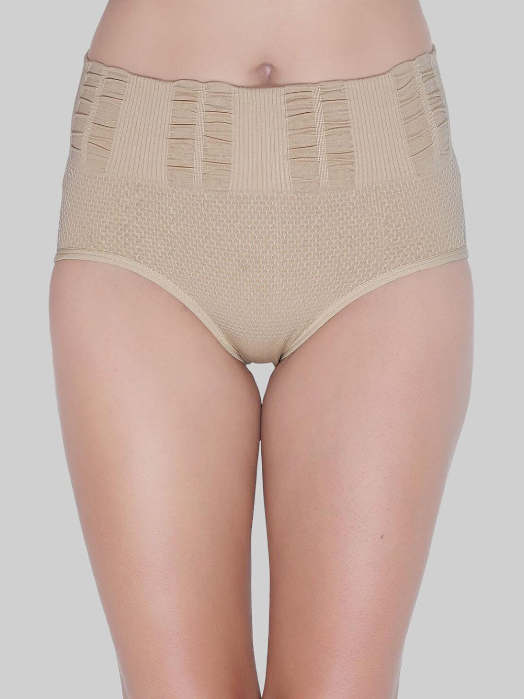 Buy PLUMBURY Self Design Seamless High Rise Hipster Brief - - Apparel for Women