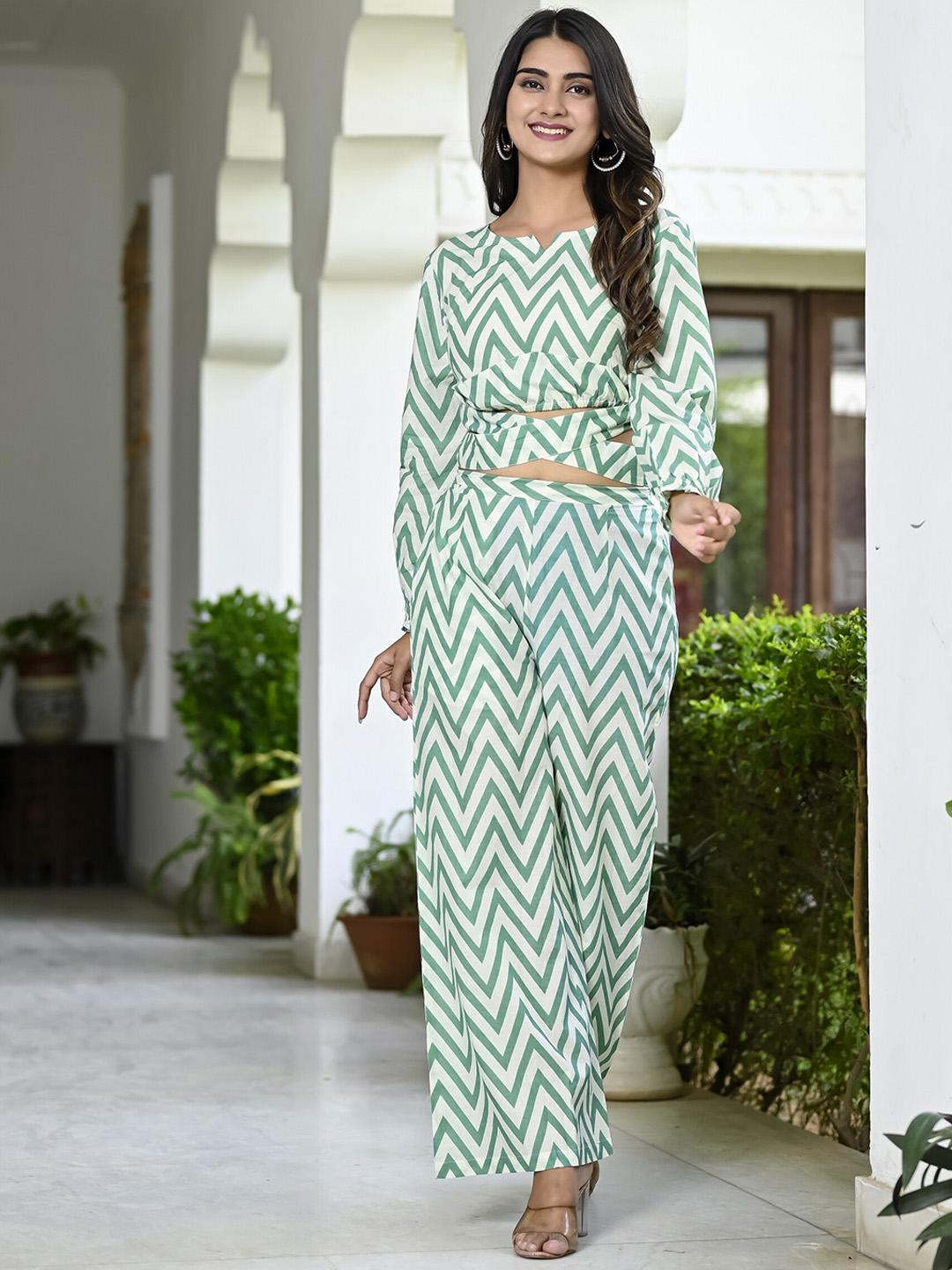 Buy MissKurti Printed Pure Cotton Top & Palazzos -  - Apparel for Women