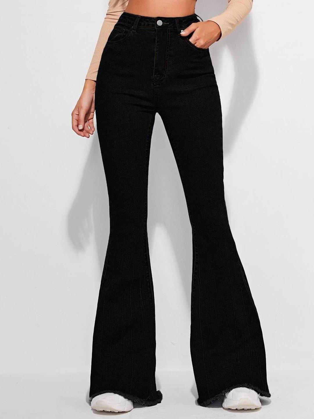 Buy Kotty Women Black Jean Bootcut High Rise Stretchable Jeans Jeans buy-kotty-women-black-jean-bootcut-high-rise-stretchable-jeans-jeans