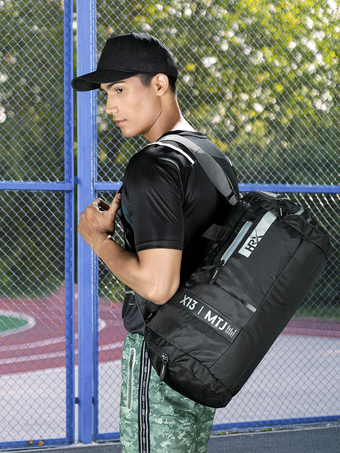 HRX by Hrithik Roshan Black Training Duffel Bag - Image 1