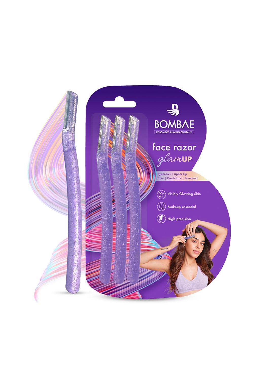 Buy BOMBAE Women Glamup Face & Eyebrow Facial Hair Remover Glitter Razor - - Personal Care for Women