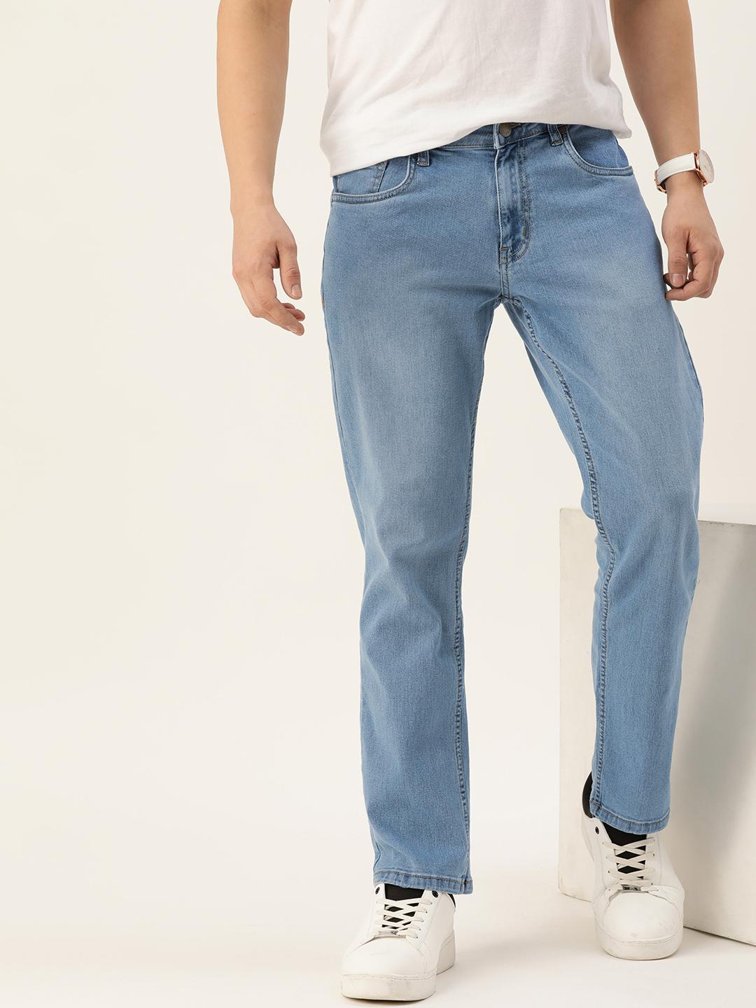 Mast & Harbour Men Smart Light Fade Stretchable Jeans