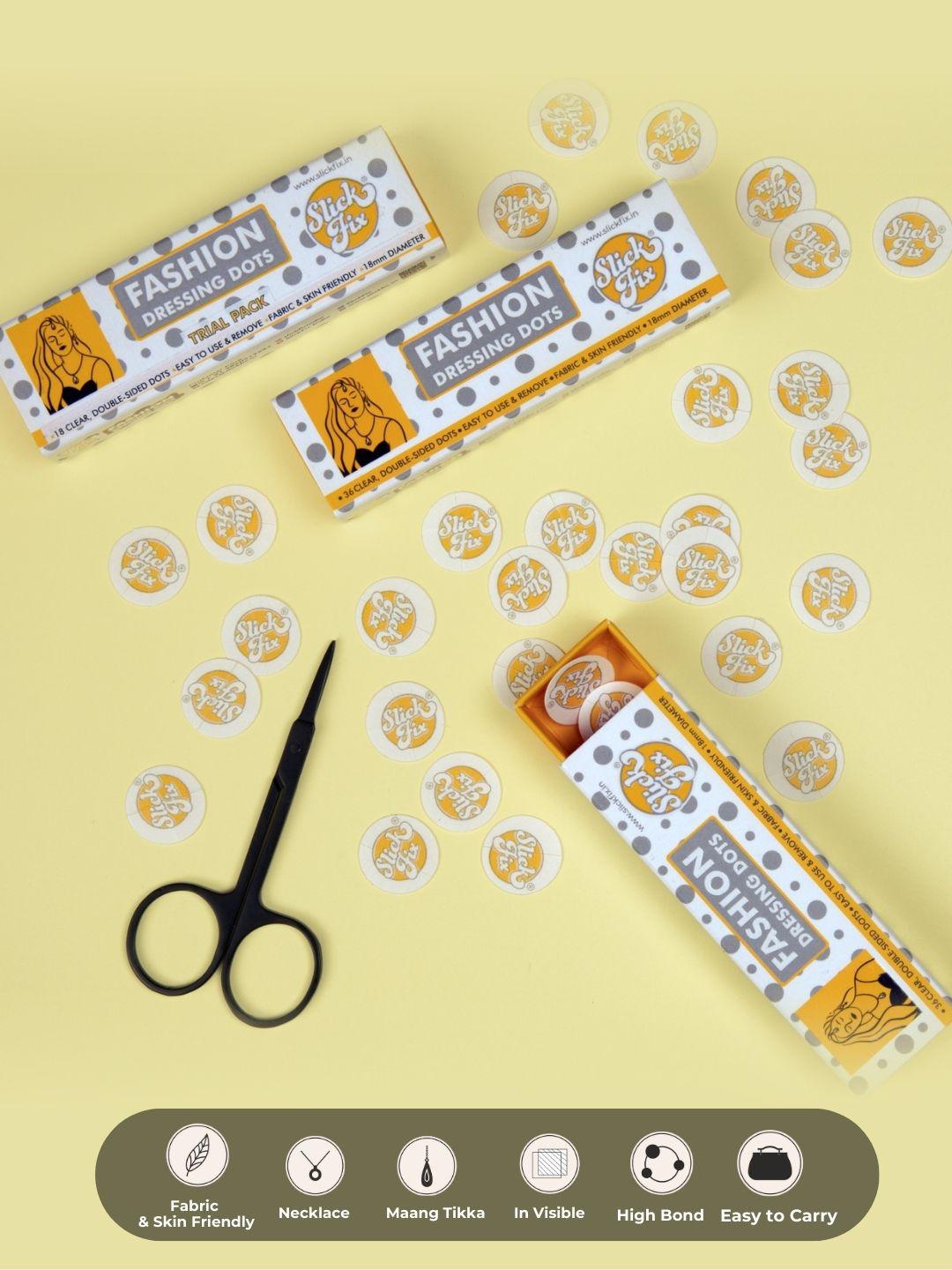 Buy SLICKFIX 18 Pcs Dressing Dots Tape - - Apparel for Women