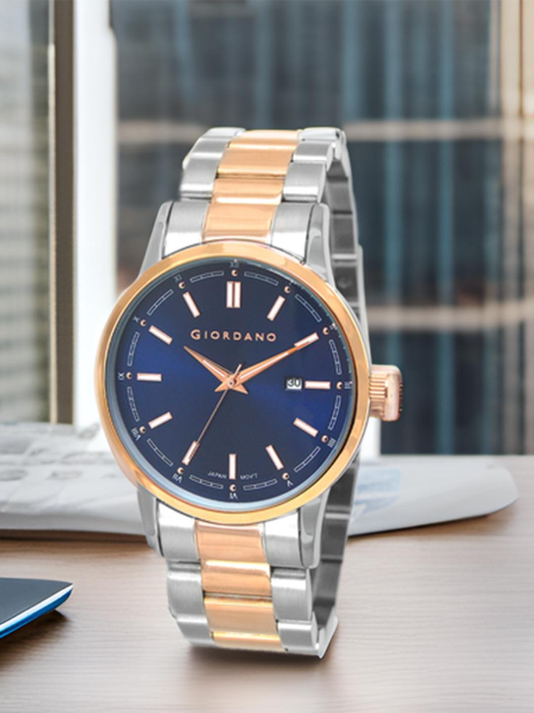 Buy GIORDANO Men Stainless Steel Bracelet Style Straps Analogue Watch GZ 50094 33 - - Accessories for Men