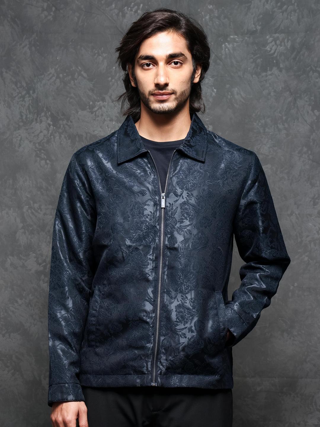 Rare Rabbit Grey Jacket Buy RARE RABBIT Men Braga Tailored Fit Floral Spread Colar Jacket ...