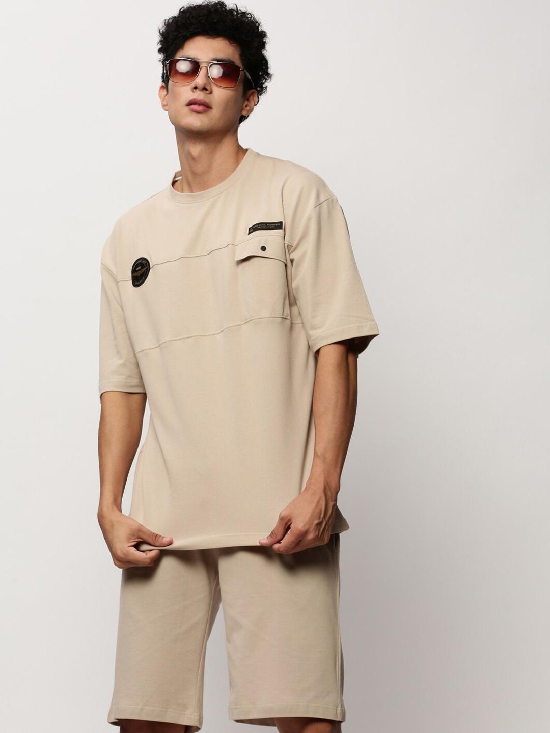 Buy SHOWOFFFF Round Neck Short Sleeves T Shirt & Shorts - - Apparel for Men