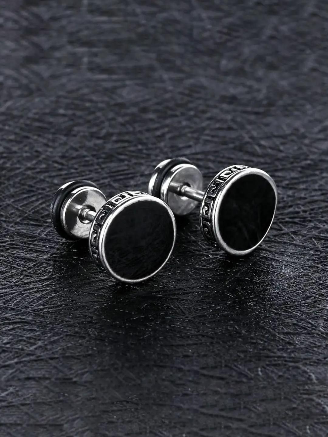 Buy KARISHMA KREATIONS Men Set Of 7 Contemporary Hoop Earrings -  - Accessories for Men