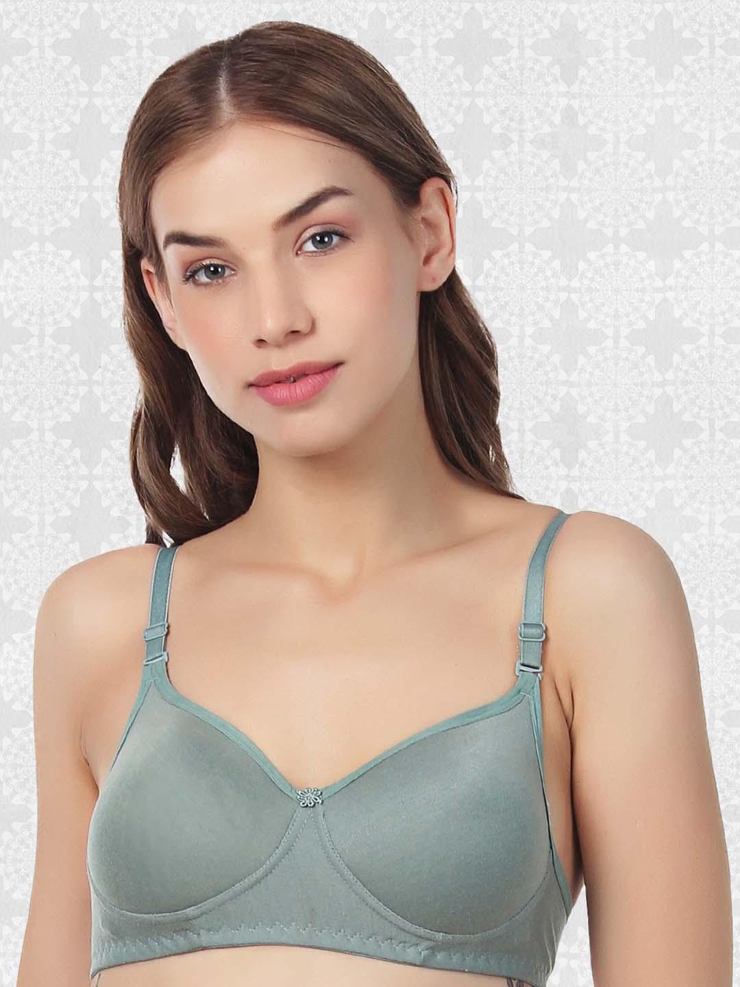 Buy Designer Bugs All Day Comfort Non Wired Lightly Padded Seamless Cotton T Shirt Bra - - Apparel for Women