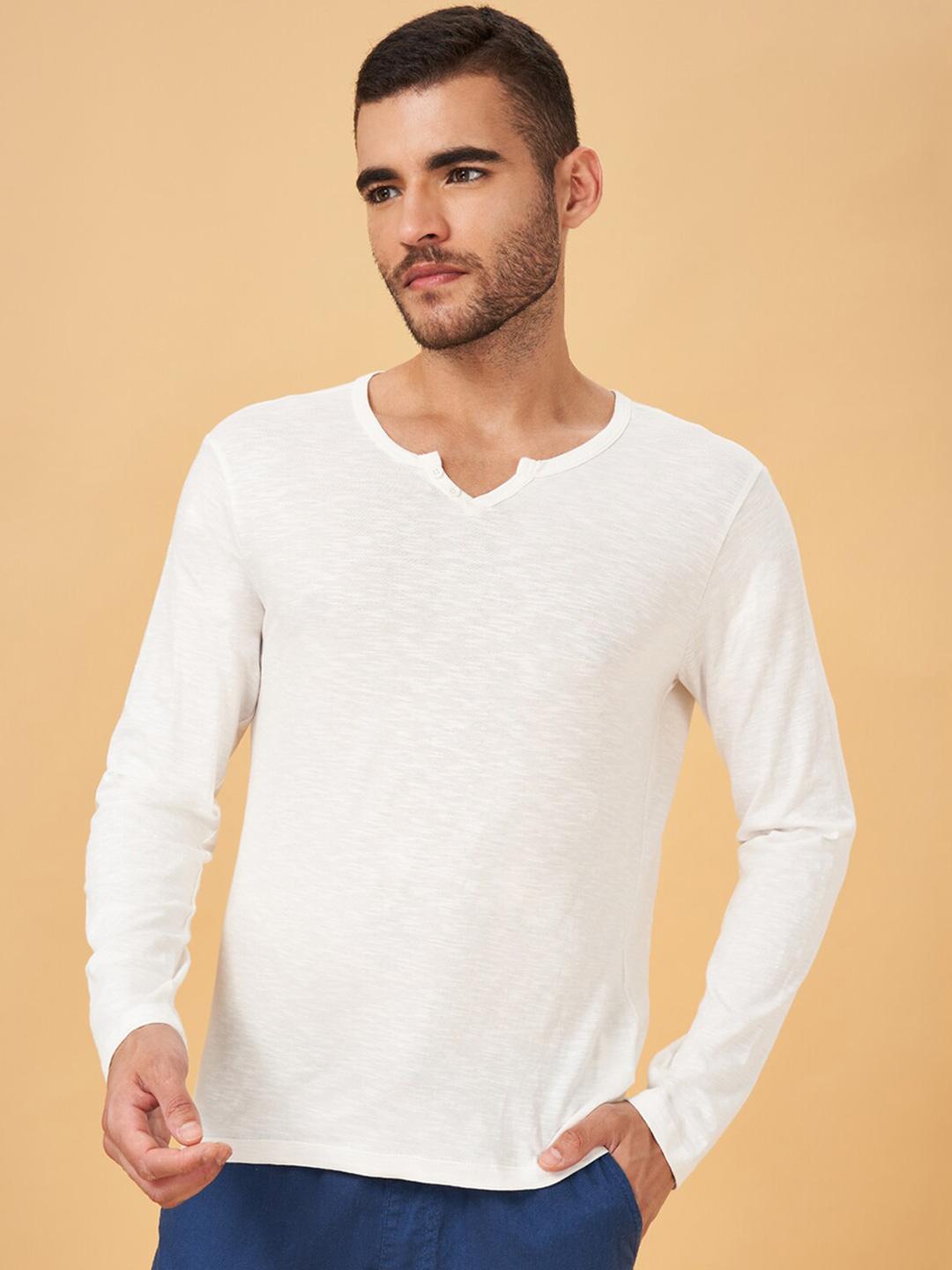 Urban Ranger Buy Urban Ranger By Pantaloons Henley Neck Cotton Slim Fit T Shirt ...