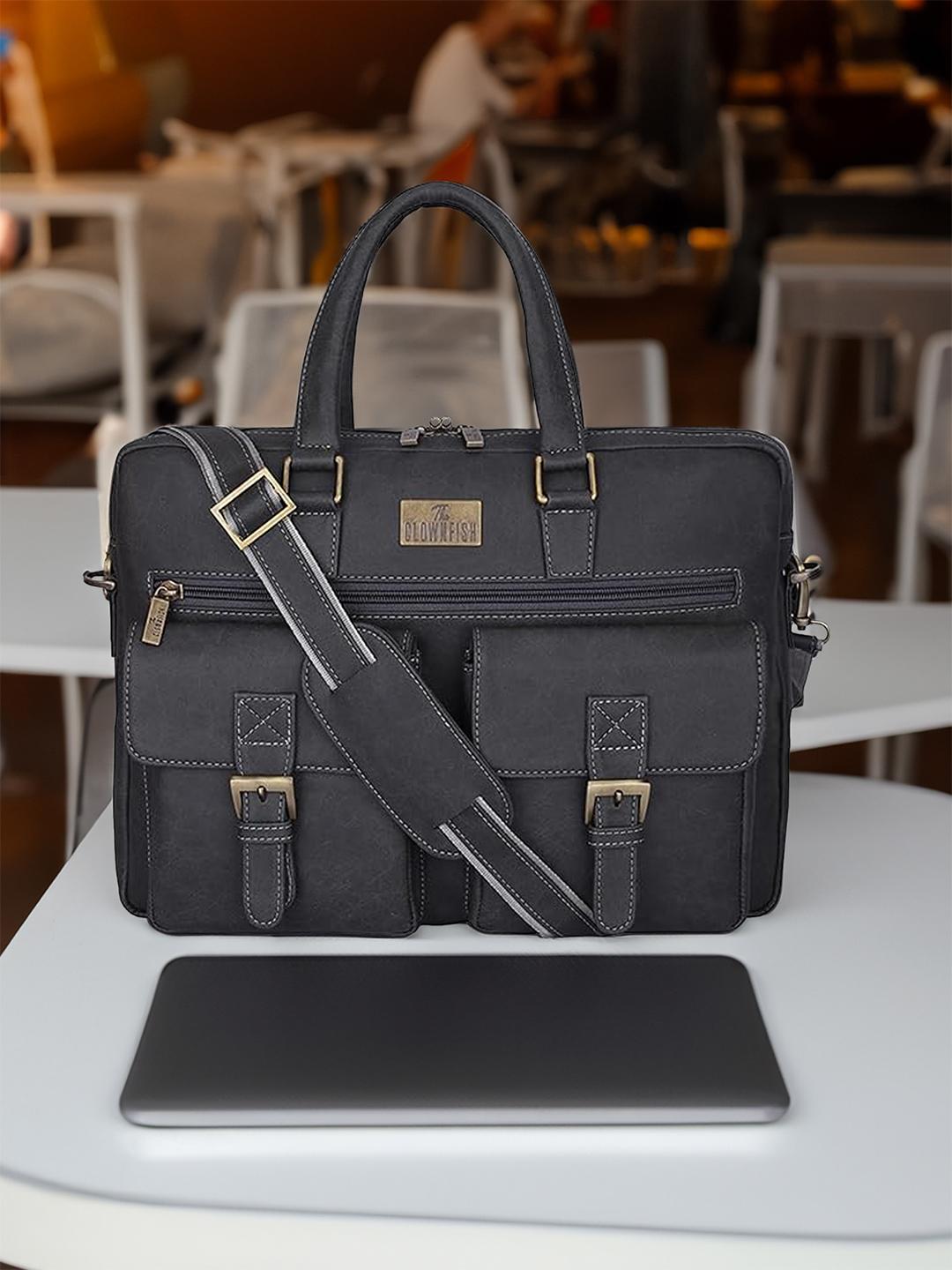Buy THE CLOWNFISH Dataguard Unisex Textured Laptop Bag   Upto 15
