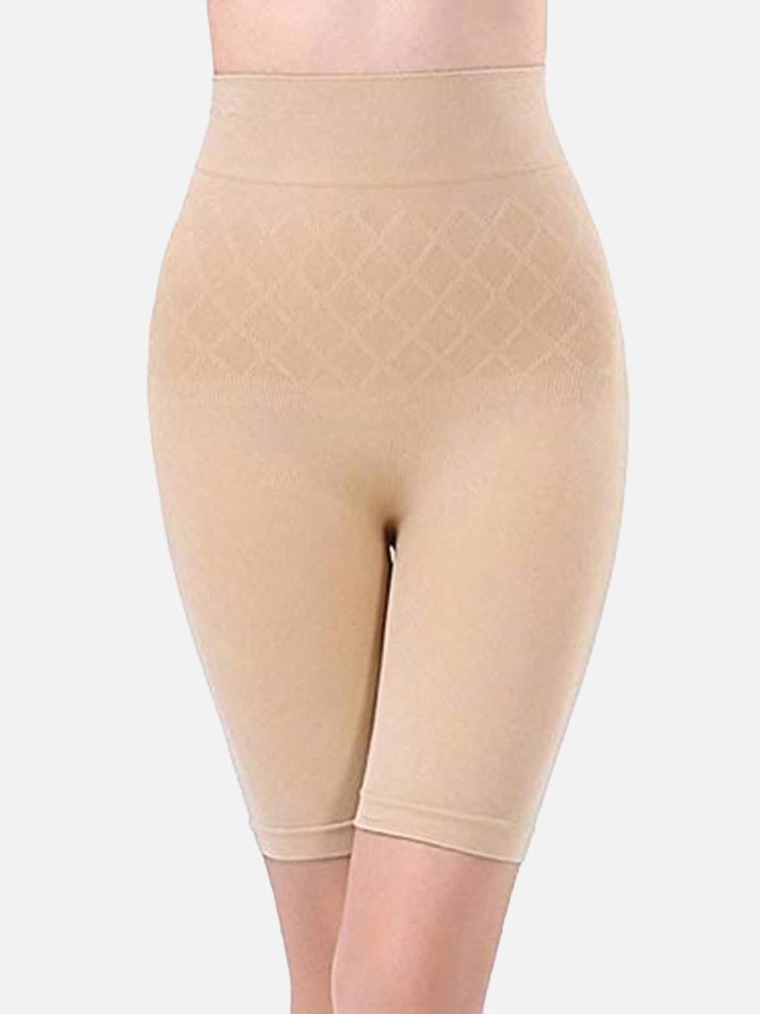 Buy Flenzy Women Self Design High Waist Tummy & Thigh Shapewear - - Apparel for Women