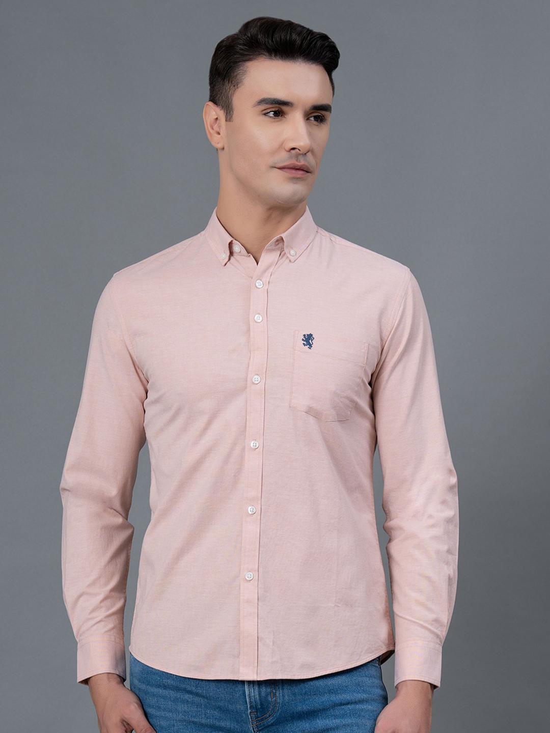 Red Tape Button-Down Collar Opaque Casual Shirt