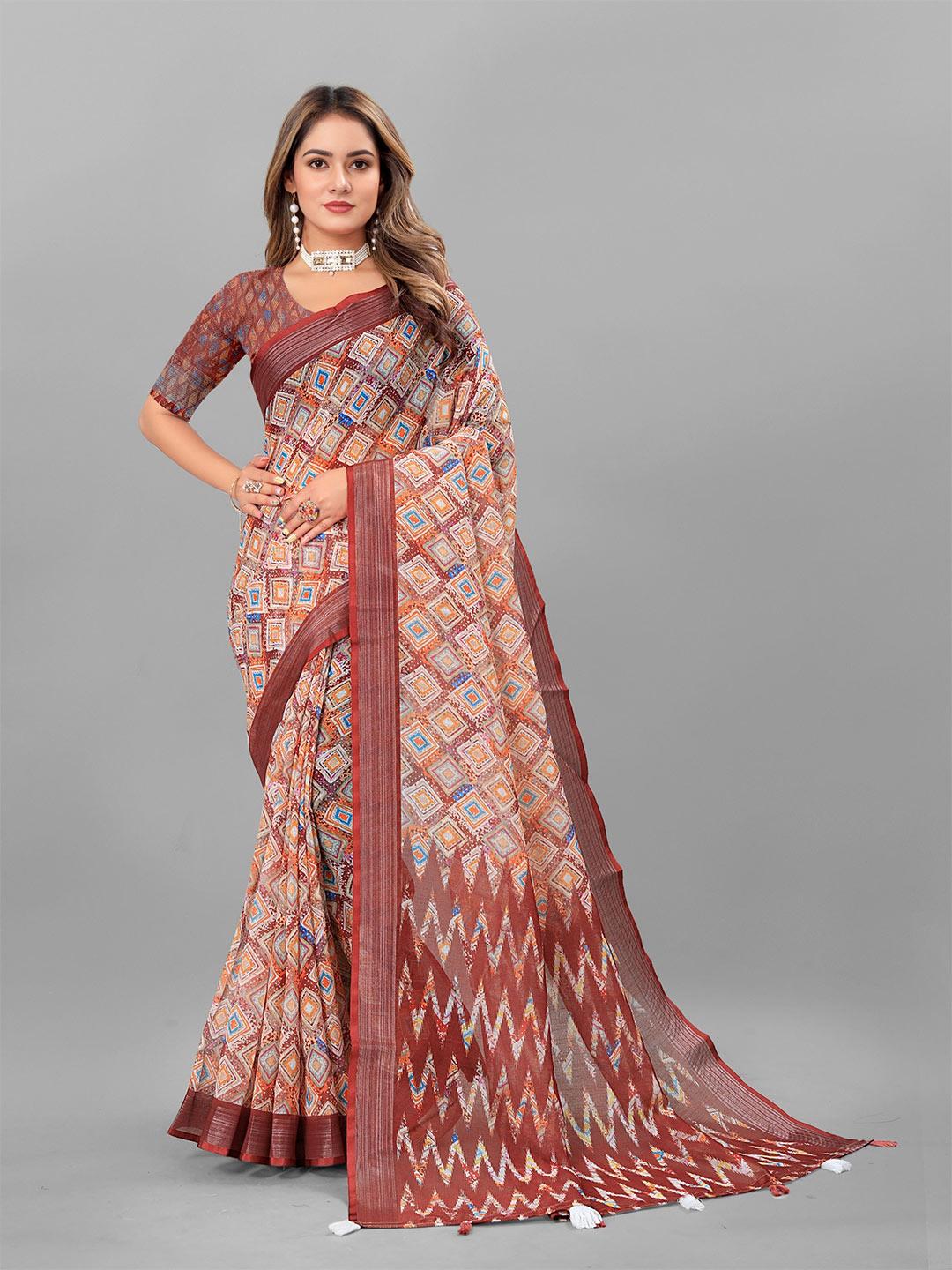 Lady in saree 1 - A3 original main image 1