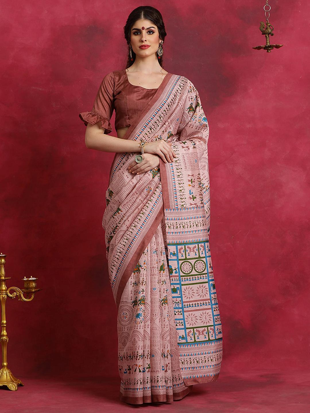 Resha Brown Dabu Saree