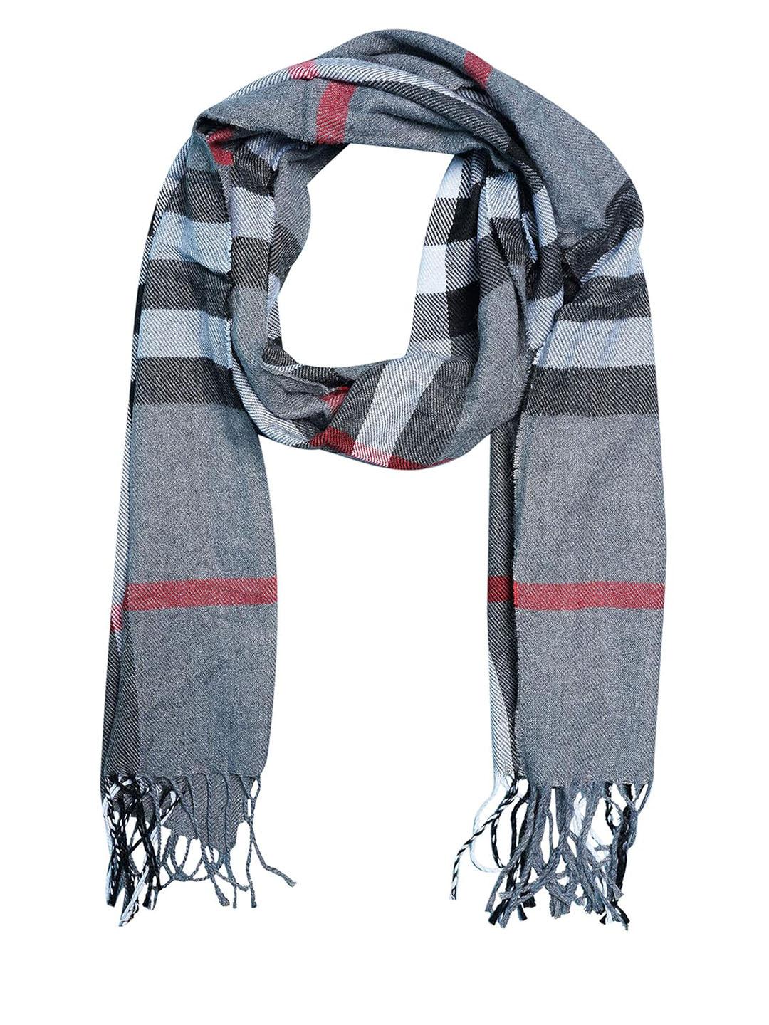 Buy Zacharias Checked Pashmina Mufflers - - Accessories for Unisex