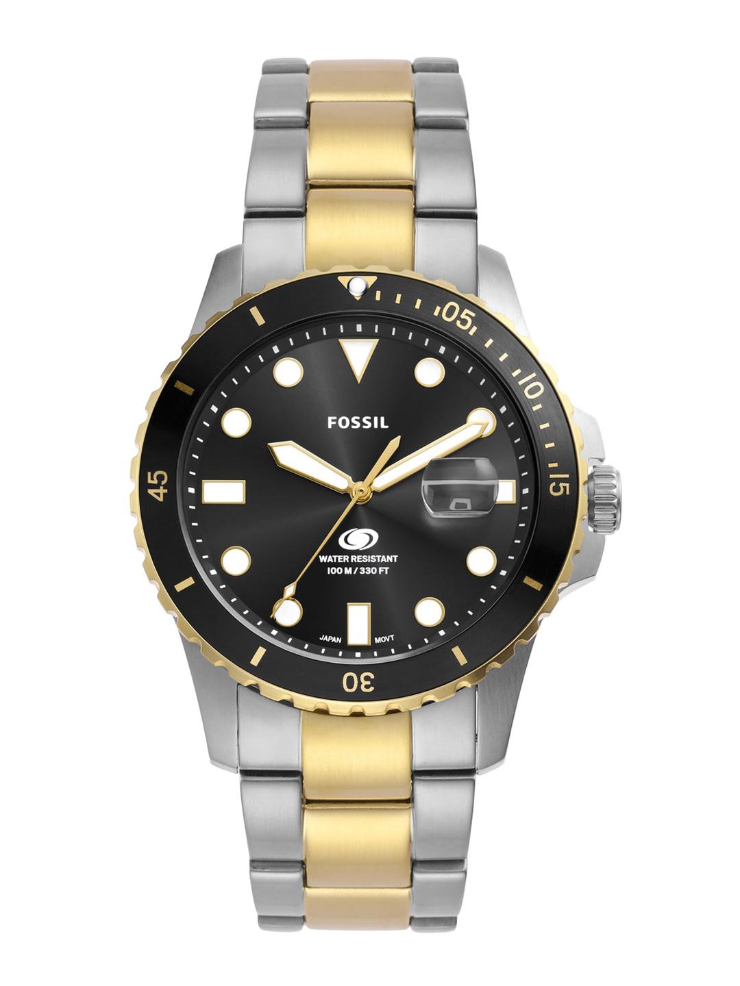 Buy Fossil Men Stainless Steel Bracelet Style Straps Analogue Reset Time Watch FS6031 - - Accessories for Men