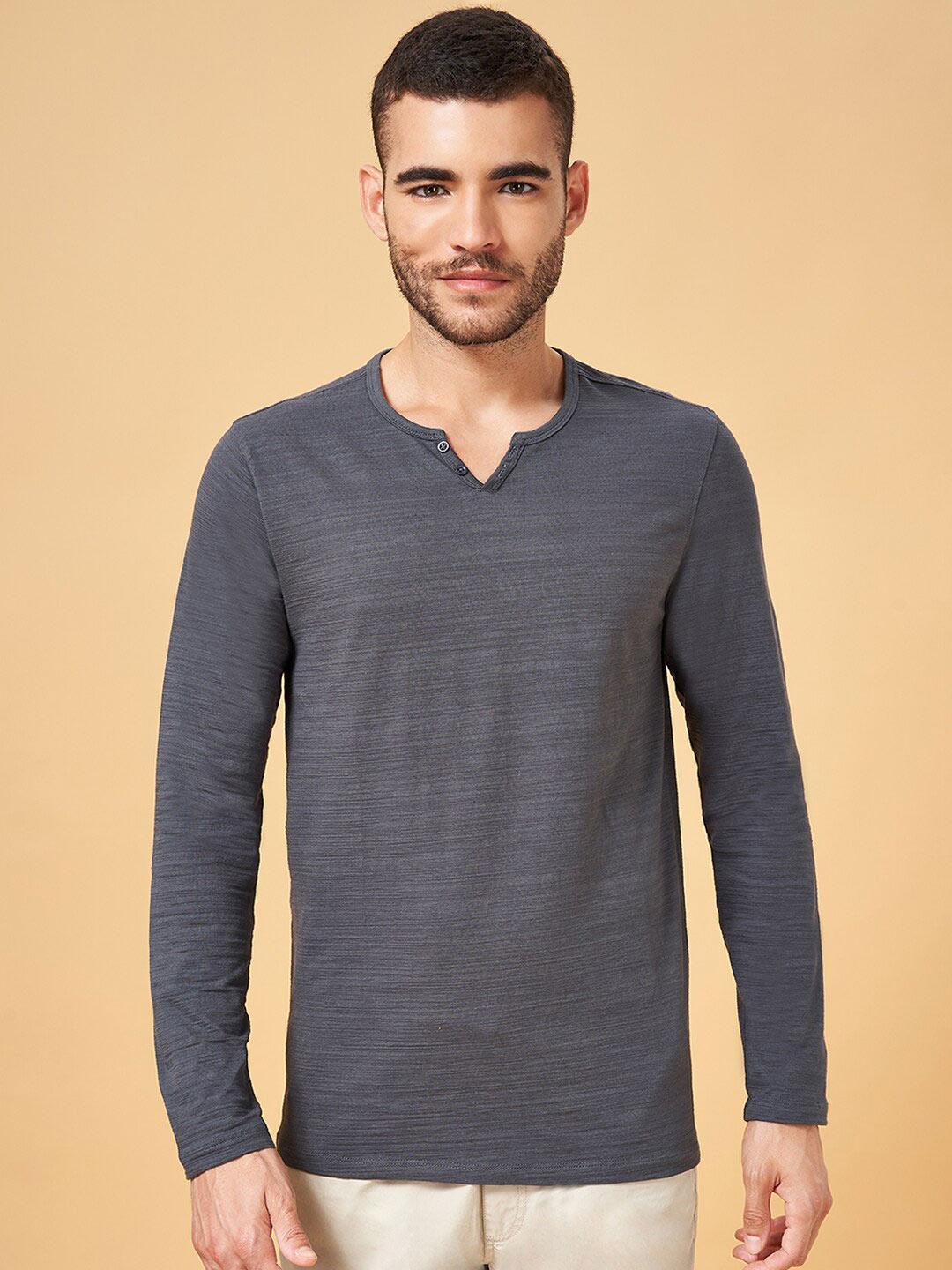 Urban Ranger Buy Urban Ranger By Pantaloons Henley Neck Slim Fit T Shirt - Tshirts ...