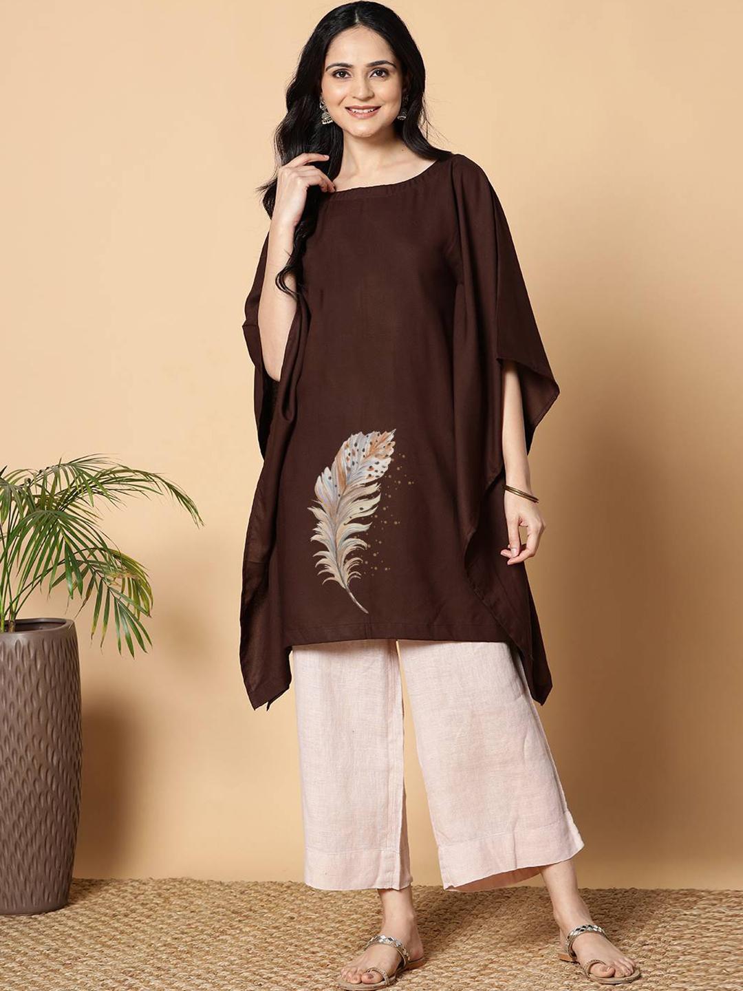 Sunset tunic, Dubai meets Miami long tunic! SALE... kaftan style tunic main image 1