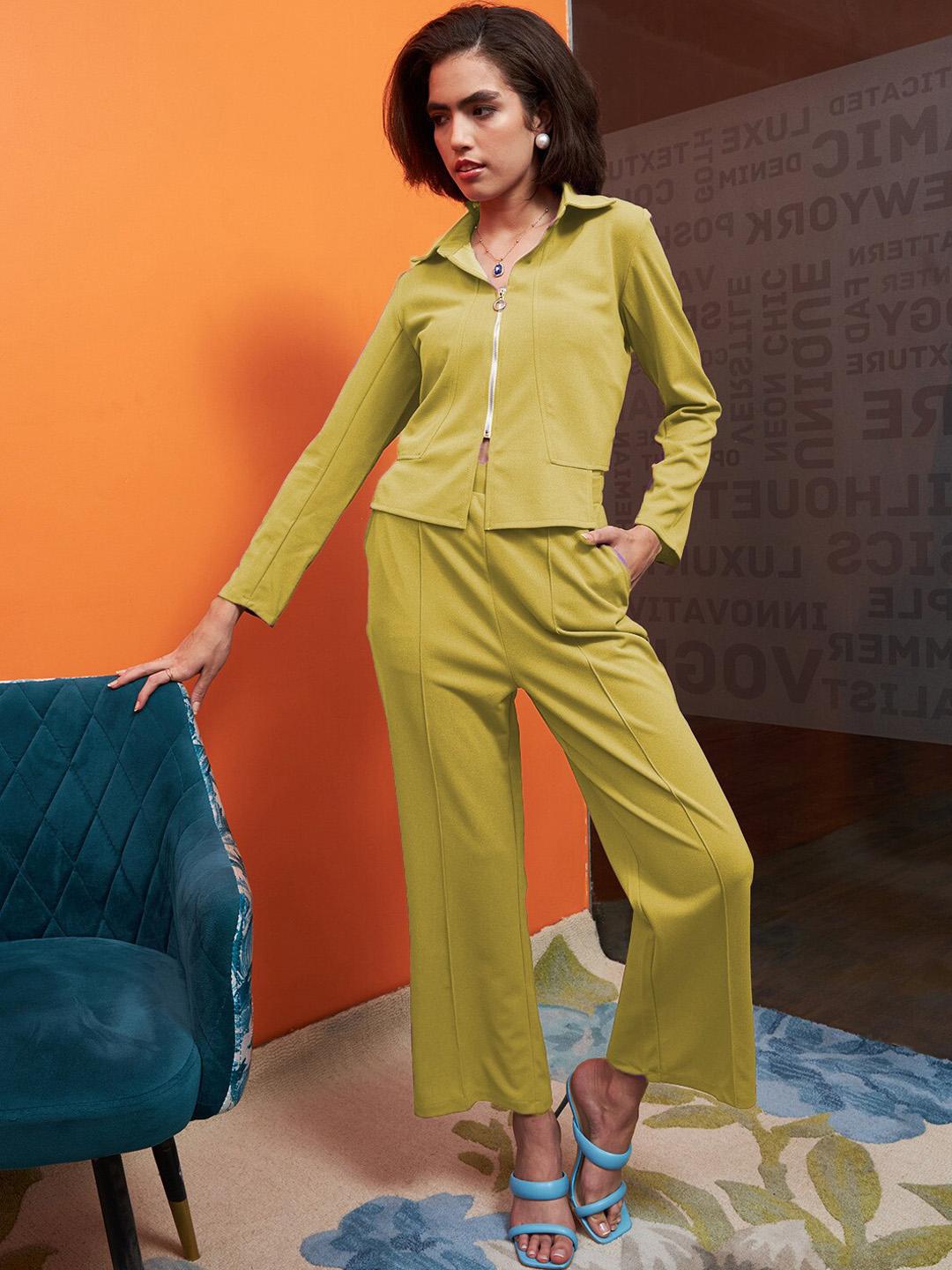Buy Athena Long Sleeves Jacket & Trousers Co Ords -  - Apparel for Women