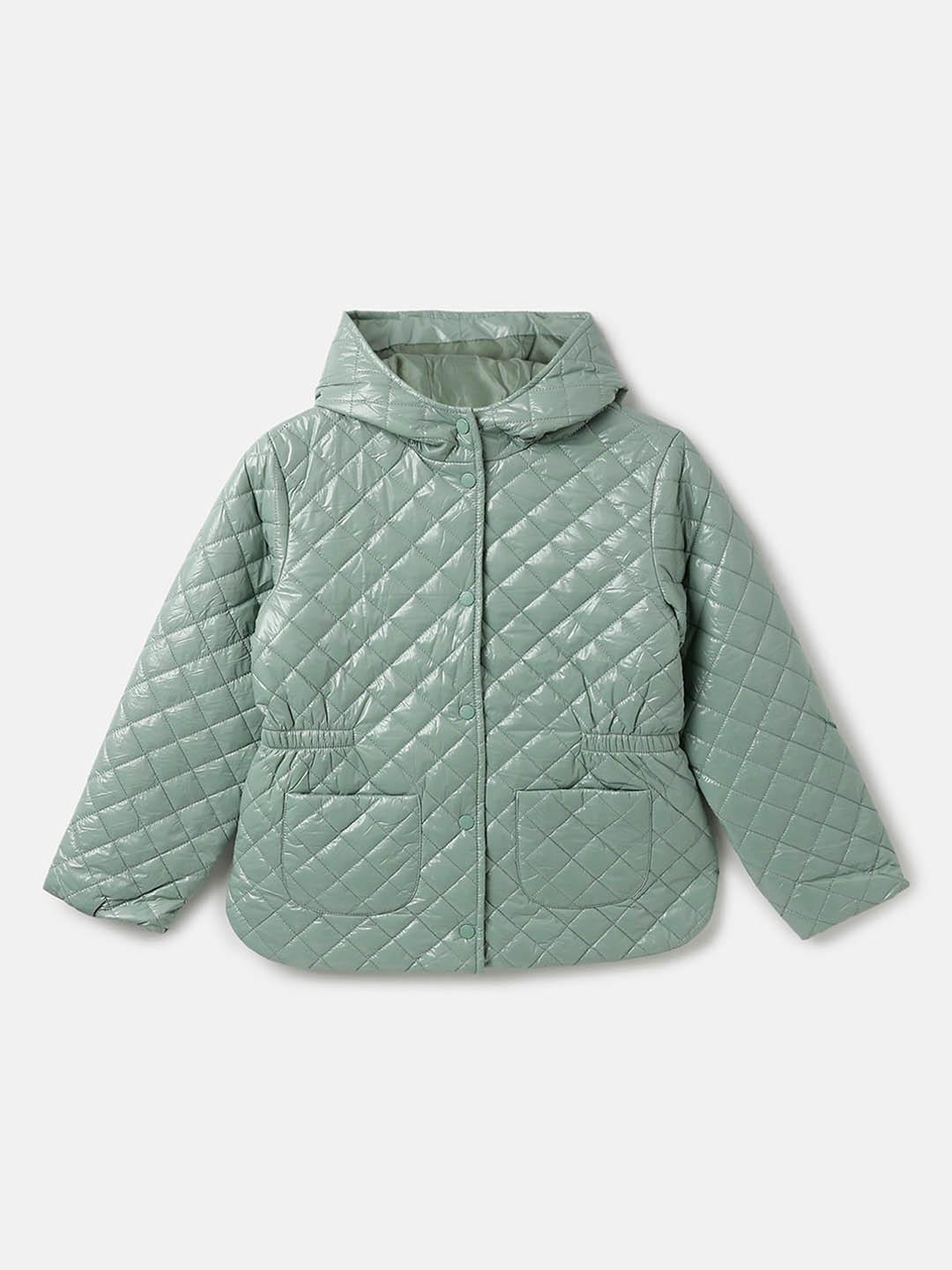 United Colors Of Benetton Mädchen Jacke - Warme Daunenimitat Jacke Mit Kapuze Und Pelz