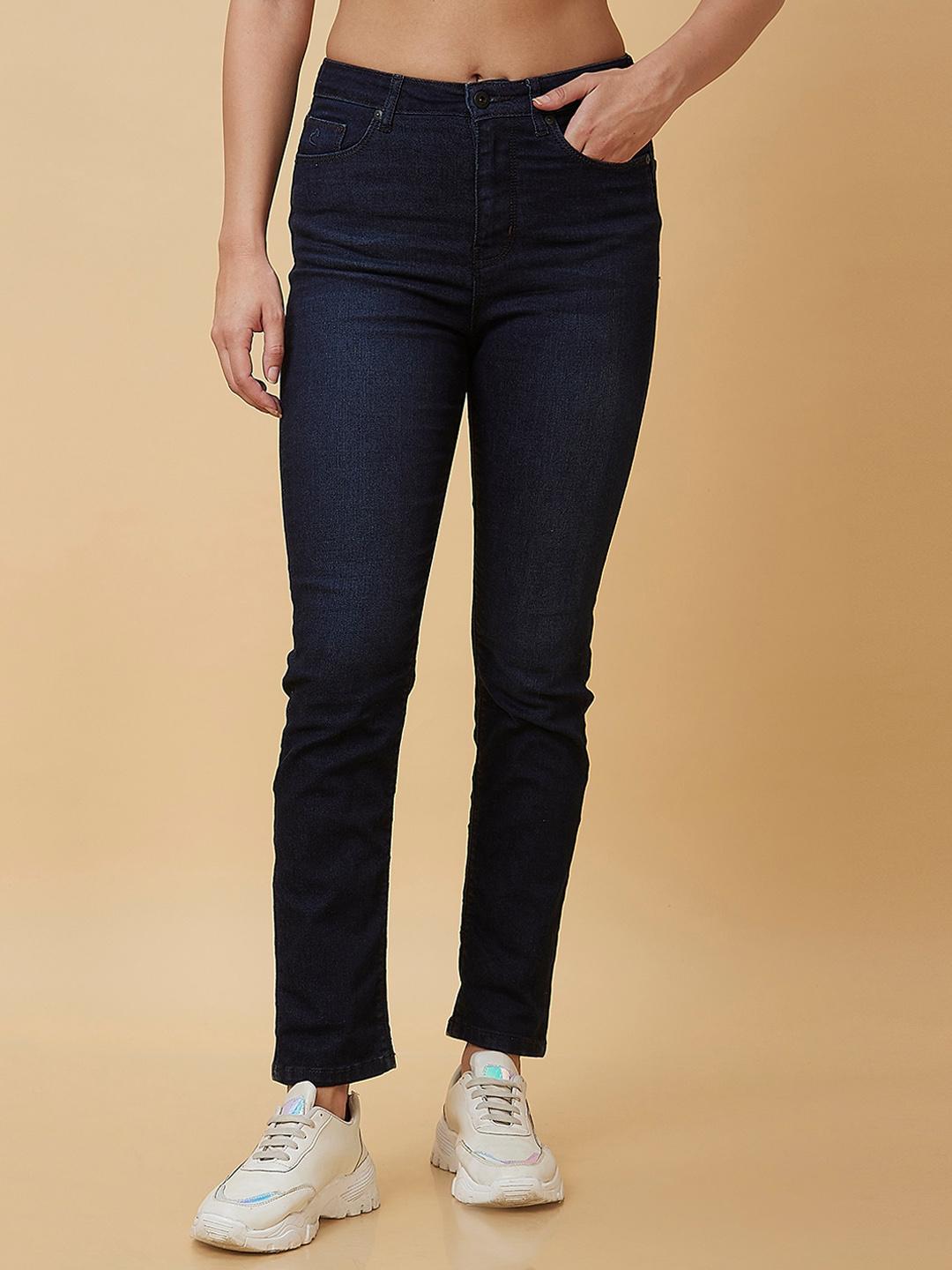 Being Human Women Clean Look Light Fade Slim Fit Jeans