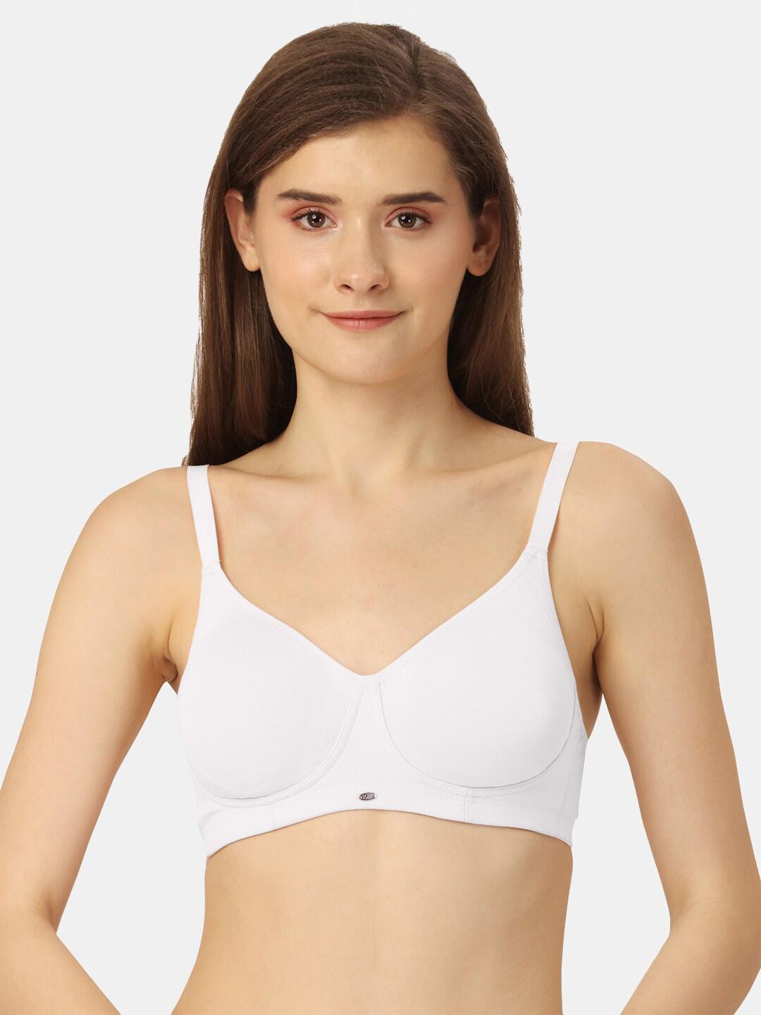 Buy Soie Bra Non Padded Non Wired Full Coverage Cotton Spandex Encircled T Shirt Bra -  - Apparel for Women