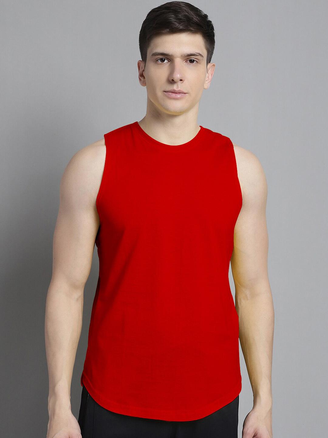 Buy FBAR Sleeveless Bio Wash Pure Cotton Gym Vest - - Apparel for Men