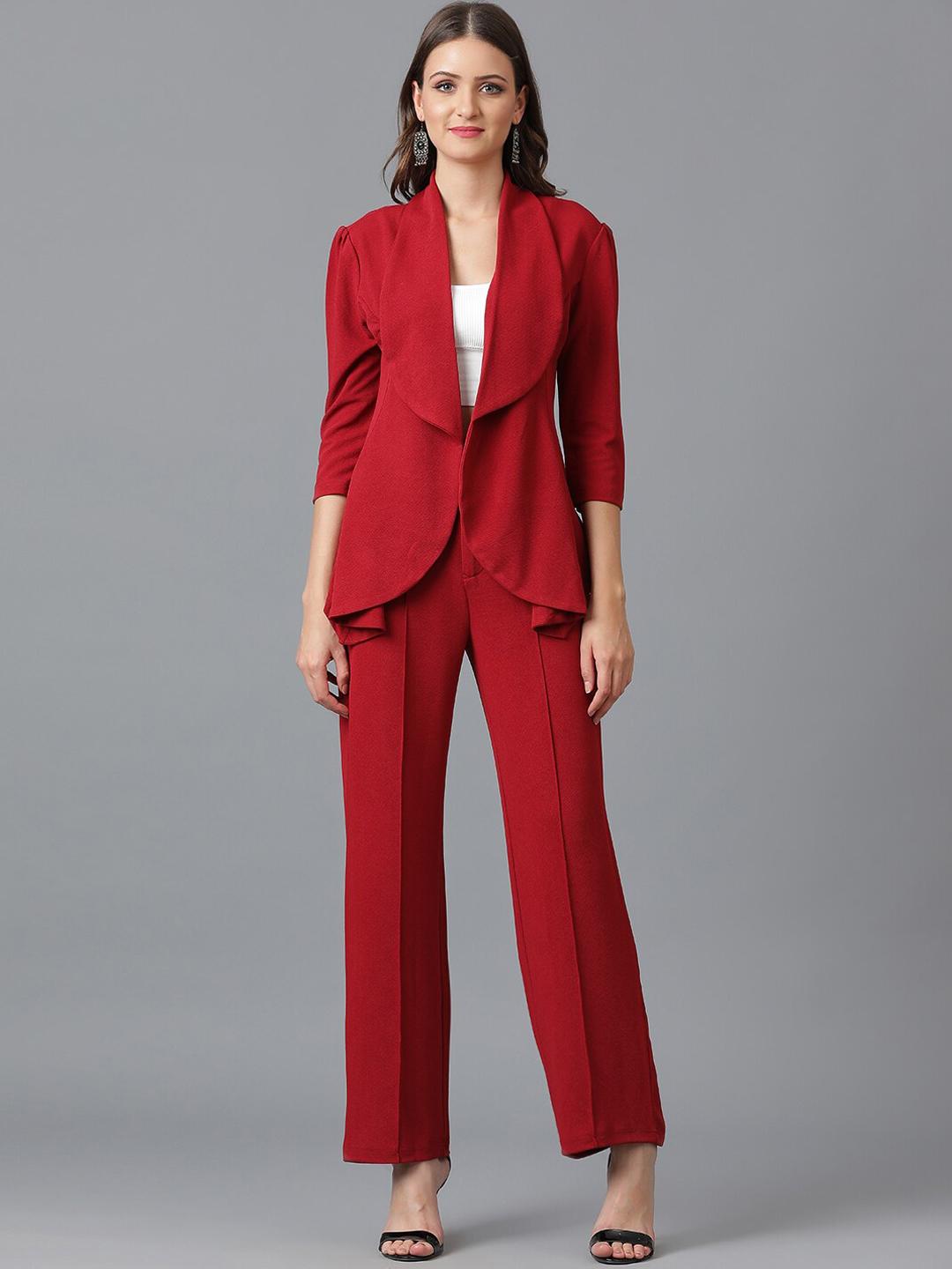 Buy KOTTY BIZwear Shawl Neck Coat With Trouser -  - Apparel for Women
