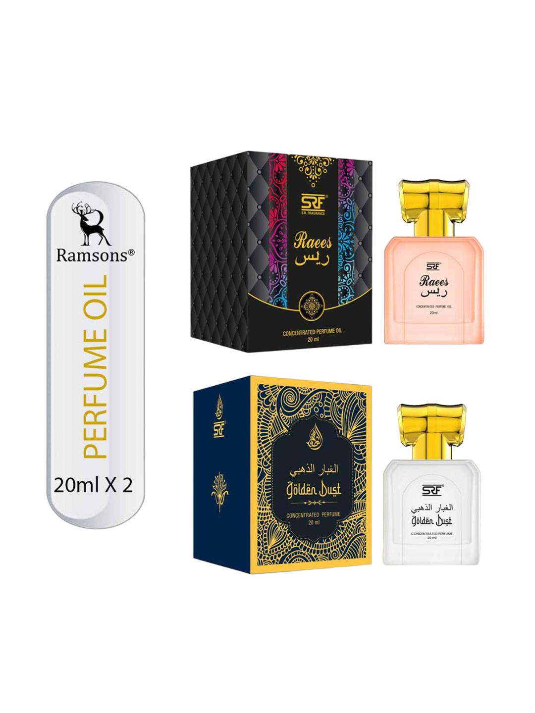 Raees Making Set Buy Ramsons SRF Set Of 2 Raees & Golden Dust Concentered Perfume Oil ...