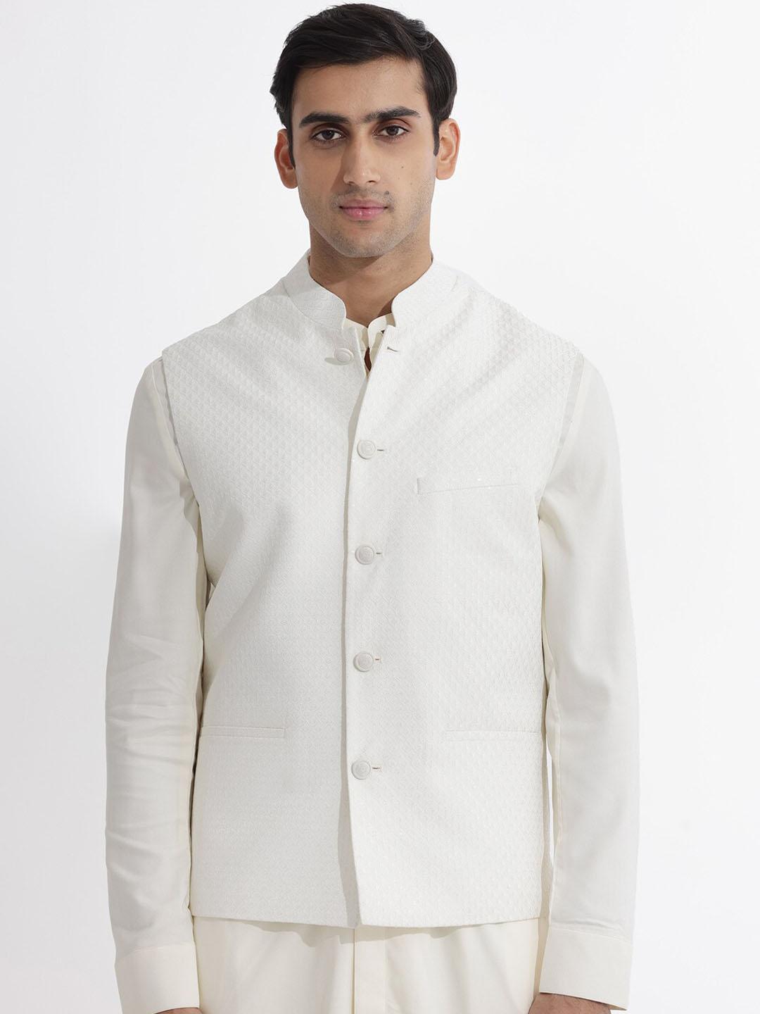 Rare Rabbit Grey Jacket Buy RARE RABBIT Men Lasmos B Slim Fit Embroidered Woven Nehru Jacket ...