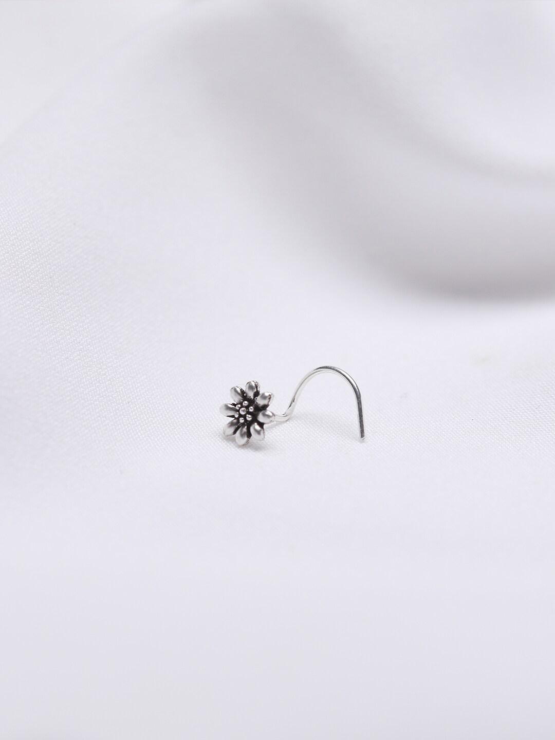 Buy GIVA 925 Sterling Silver Oxidised Nosepin - - Accessories for Women