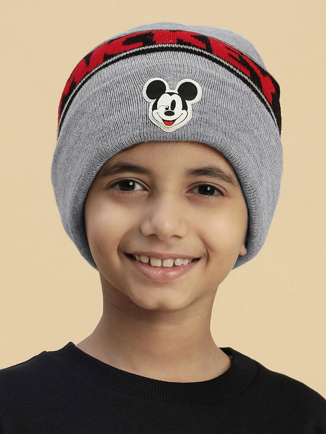 Buy Kids Ville Boys Mickey Printed Beanies Caps -  - Accessories for Boys