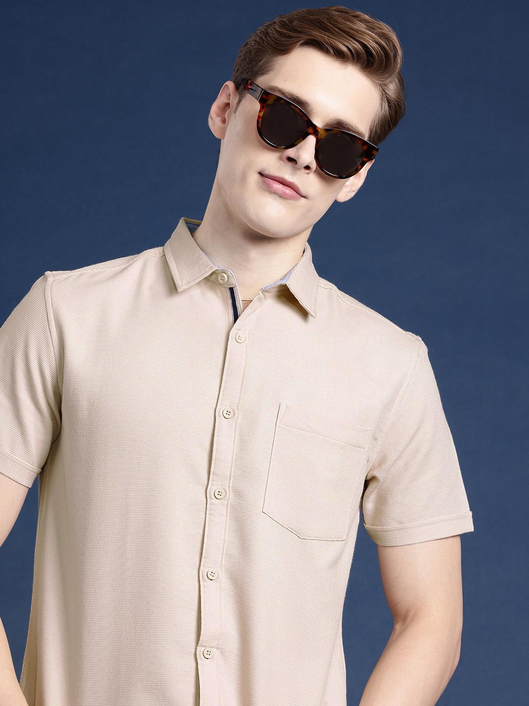 Mast & Harbour Men Slim Fit Casual Shirt