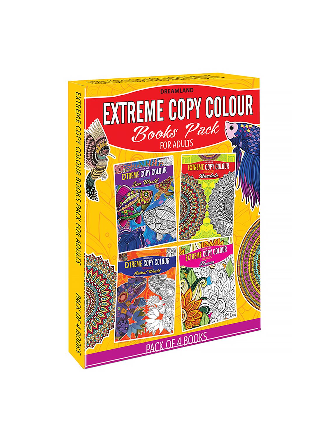 Buy Dreamland Kids Set Of 4 Extreme Copy Colour Series - Children Books ...