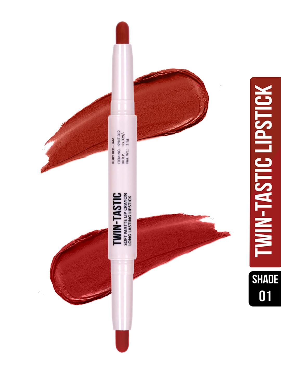 Buy SHRYOAN Twin Tastic Soft Matte Lip Crayon 3.5g 01 - - Personal Care for Women