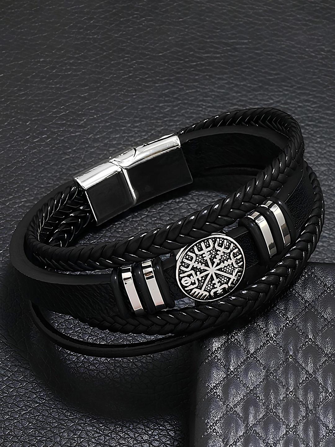 Buy KARISHMA KREATIONS Unisex Leather Wraparound Bracelet -  - Accessories for Unisex