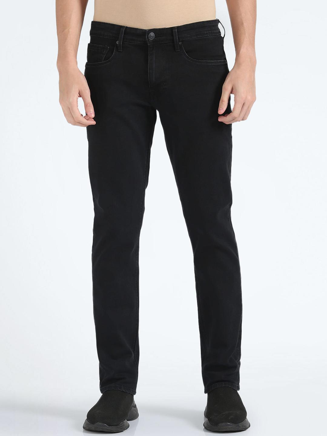 Flying Machine Men Slim Straight Fit Mid-Rise Twill Jeans