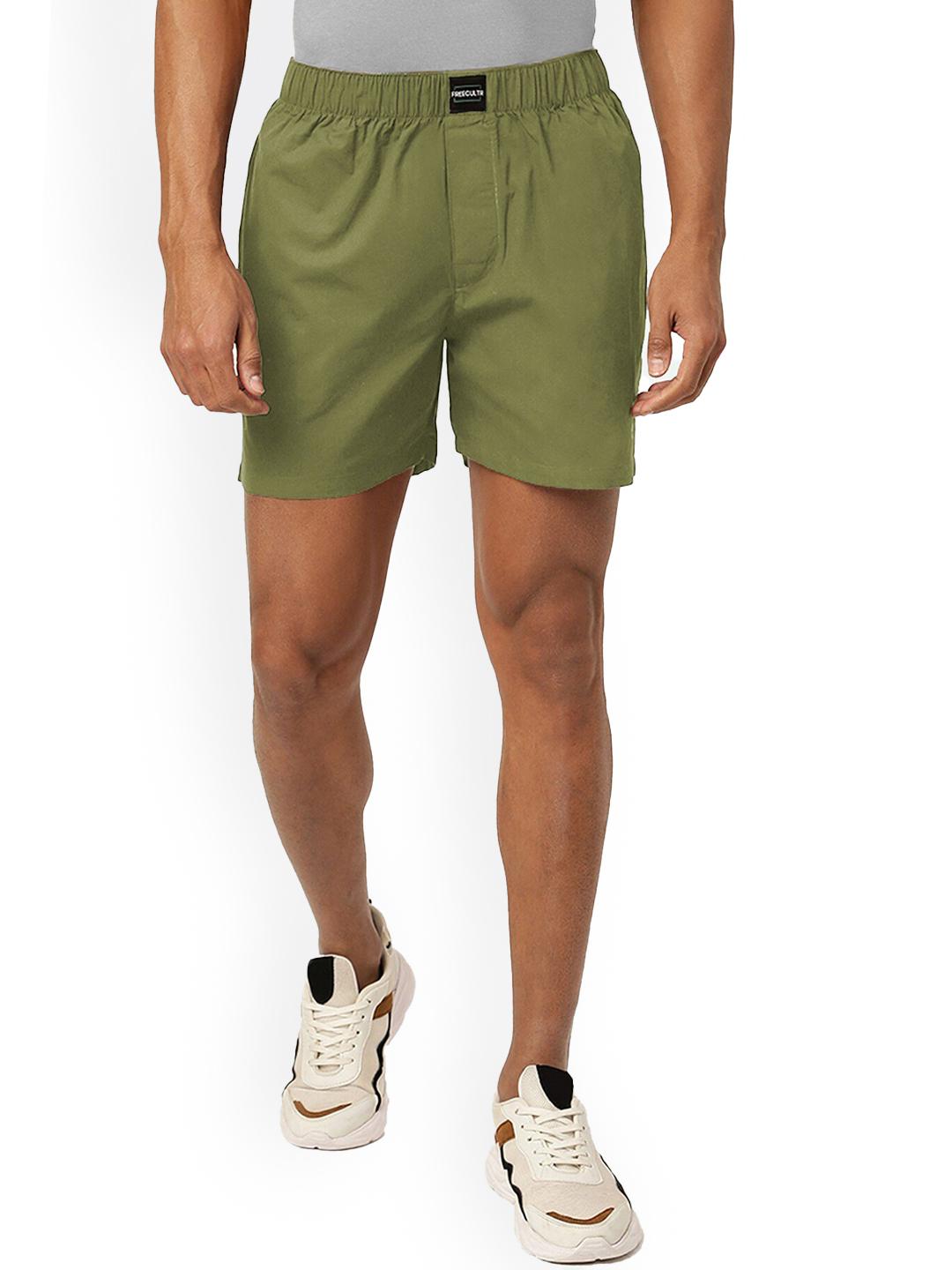 Buy FREECULTR Pure Cotton Mid Rise Boxers FC BXR ABG 01 - Boxers for ...